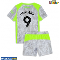 Manchester City Erling Haaland #9 3rd trikot Kinder 2025-26 Kurzarm (+ Kurze Hosen)